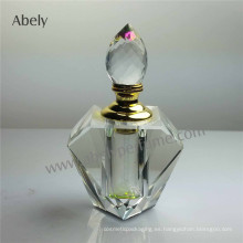 Botellas de aceite de perfume transparente de botellas de vidrio cosméticos